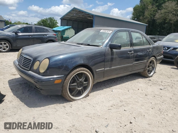 1996 Mercedes-Benz E 320 with VIN WDBJF55F5TJ003597, listed as a Copart auction lot 55982925 with Not Provided miles and Clean Title. Bid and sale history available at DreamBid. Image 1.