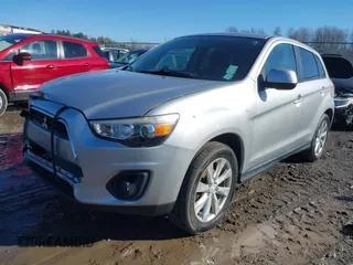 2014 Mitsubishi Outlander Sport ES with VIN 4A4AR3AU1EE005854, listed as a IAAI auction lot 41744552 with 83,734 mi miles. Bid and sale history available at carsss.com. Image 2.