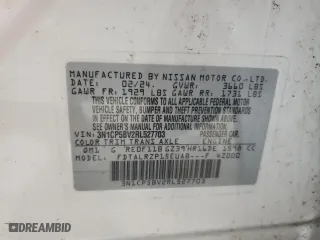 2024 Nissan Kicks S with VIN 3N1CP5BV2RL527703, listed as a Copart auction lot 51947525 with 10,981 mi miles and Salvage Title. Bid and sale history available at carsss.com. Image 13.