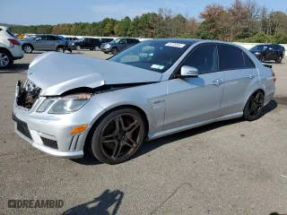 2010 Mercedes-Benz E-Class E 63 AMG with VIN WDDHF7HBXAA149436, listed as a Copart auction lot 68736984 with 112,176 mi miles and Salvage Title. Bid and sale history available at carsss.com. Image 1.