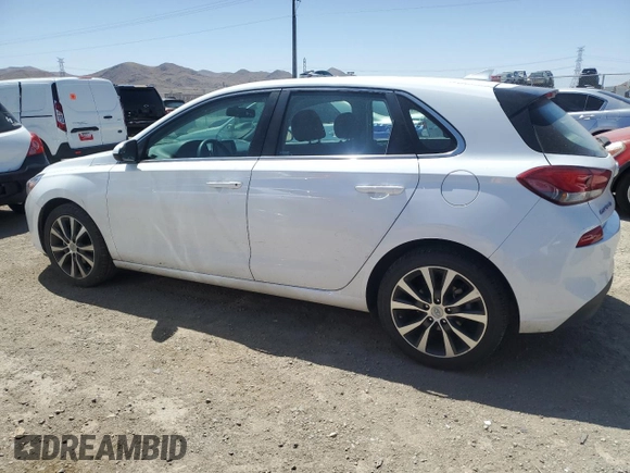 2018 Hyundai Elantra GT with VIN KMHH35LE0JU074104, listed as a Copart auction lot 55727404 with 34,769 mi miles and Salvage Title. Bid and sale history available at carsss.com. Image 2.