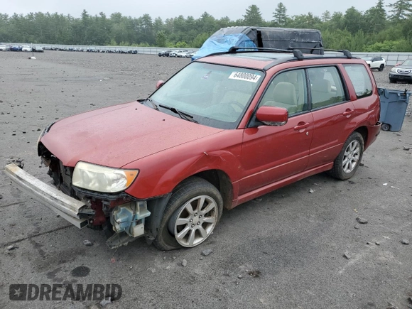 2007 Subaru Forester X w/Premium Pkg with VIN JF1SG65627H718364, listed as a Copart auction lot 64800094 with 133,268 mi miles and Salvage Title. Bid and sale history available at carsss.com. Image 1.