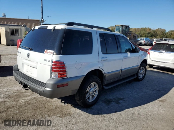 2005 Mercury Mountaineer Convenience z VIN 4M2DU86W75UJ04298, wystawiony jako Copart lot #73365924 z przebiegiem 167 248 mil mil oraz Szkoda całkowita • Salvage title. Historia ofert i sprzedaży dostępna na DreamBid. Obrazek 3.