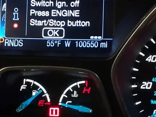 2013 Ford Focus Titanium with VIN 1FADP3J23DL265049, listed as a IAAI auction lot 41765621 with 100,550 mi miles and . Bid and sale history available at carsss.com. Image 15.