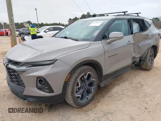 2021 Chevrolet Blazer RS with VIN 3GNKBERS4MS508899, listed as a IAAI auction lot 41728853 with 77,481 mi miles and . Bid and sale history available at DreamBid. Image 18.