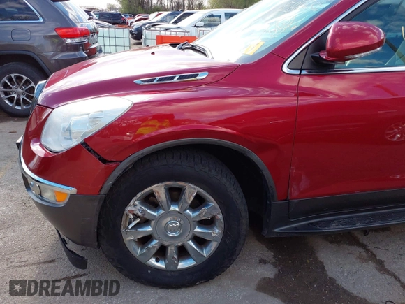 2012 Buick Enclave Leather with VIN 5GAKVCED3CJ416471, listed as a IAAI auction lot 41994854 with 179,930 mi miles and . Bid and sale history available at carsss.com. Image 6.