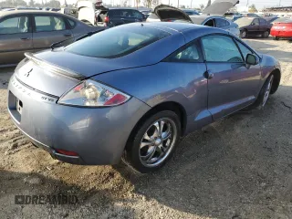 2007 Mitsubishi Eclipse GT with VIN 4A3AK34T07E058351, listed as a Copart auction lot 85787874 with 361,260 mi miles and Salvage Title. Bid and sale history available at carsss.com. Image 3.