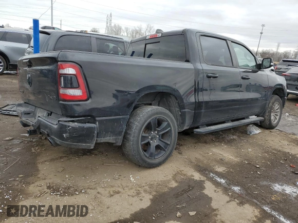 2021 Ram 1500 Big Horn z VIN 1C6SRFFT7MN620430, wystawiony jako Copart lot #43714715 z przebiegiem 111 680 mil mil oraz Szkoda całkowita • Salvage title. Historia ofert i sprzedaży dostępna na DreamBid. Obrazek 3.