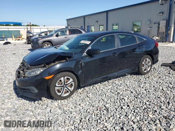 2016 Honda Civic Sedan LX with VIN 19XFC2F50GE097055, listed as a Copart auction lot 53089075 with 88,362 mi miles and Salvage Title. Bid and sale history available at carsss.com. Image 1.
