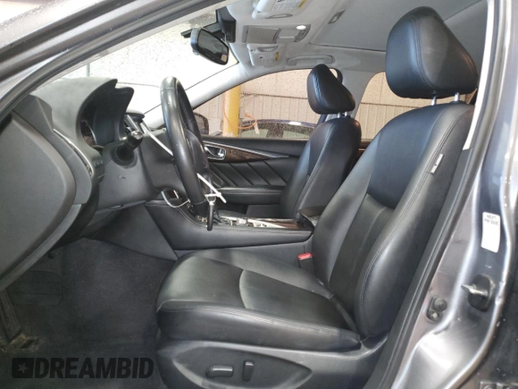 2019 Infiniti Q50 Luxe with VIN JN1EV7AP4KM519630, listed as a Copart auction lot 51926895 with 92,947 mi miles and Salvage title. Bid and sale history available at DreamBid. Image 7.