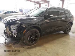 2021 Chevrolet Blazer LT z VIN 3GNKBHRSXMS532495, wystawiony jako Copart lot #55453235 z przebiegiem 43 939 mil mil oraz Szkoda całkowita • Salvage title. Historia ofert i sprzedaży dostępna na DreamBid. Obrazek 1.