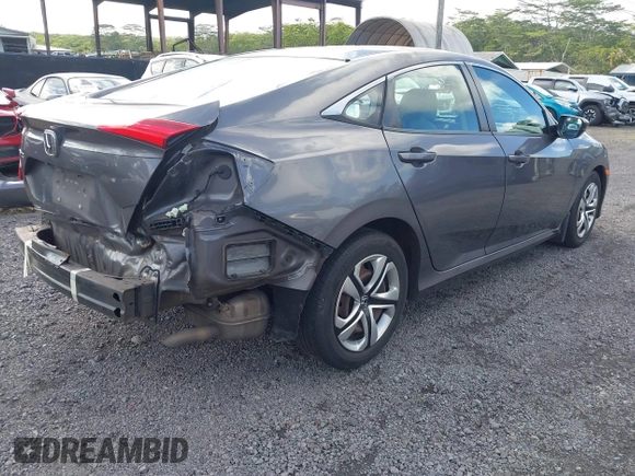 2018 Honda Civic Sedan LX with VIN 2HGFC2F53JH524340, listed as a IAAI auction lot 41778389 with 86,218 mi miles. Bid and sale history available at carsss.com. Image 4.