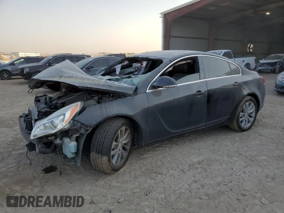 2017 Buick Regal Premium II with VIN 2G4GR5GX1H9136414, listed as a Copart auction lot 76053104 with 125,291 mi miles and Salvage Title. Bid and sale history available at carsss.com. Image 1.