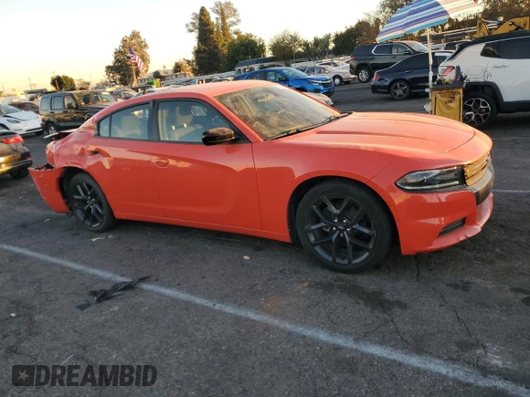 2021 Dodge Charger SXT with VIN 2C3CDXBG5MH533942, listed as a Copart auction lot 85306964 with 64,682 mi miles and Salvage Title. Bid and sale history available at carsss.com. Image 4.