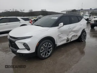 2025 Chevrolet Blazer RS z VIN 3GNKBERS0SS101529, wystawiony jako Copart lot #85469464 z przebiegiem 8 093 mil mil oraz Szkoda całkowita • Salvage title. Historia ofert i sprzedaży dostępna na DreamBid. Obrazek 1.