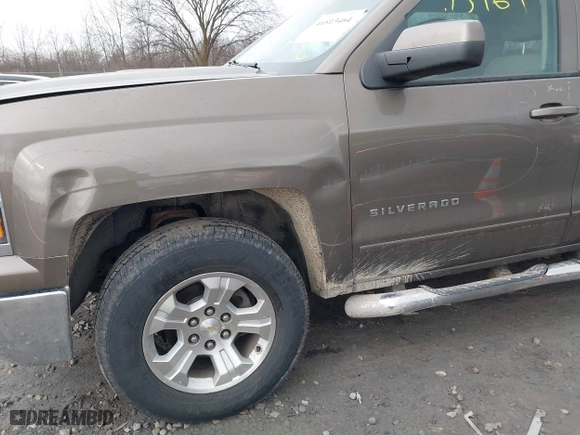 2015 Chevrolet Silverado 1500 LT with VIN 3GCUKREC4FG237341, listed as a IAAI auction lot 41813464 with 108,751 mi miles. Bid and sale history available at carsss.com. Image 6.