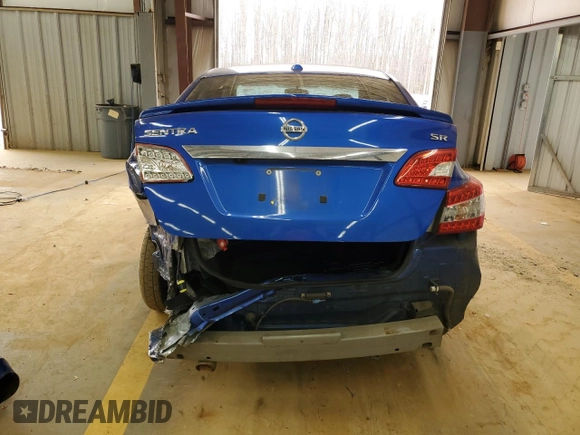 2015 Nissan Sentra S with VIN 3N1AB7AP2FY348161, listed as a Copart auction lot 48483665 with Not Provided miles and Salvage Title. Bid and sale history available at carsss.com. Image 6.