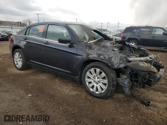 2012 Chrysler 200 LX with VIN 1C3CCBAB6CN320662, listed as a Copart auction lot 50880225 with 0 mi miles and Salvage Title. Bid and sale history available at carsss.com. Image 4.