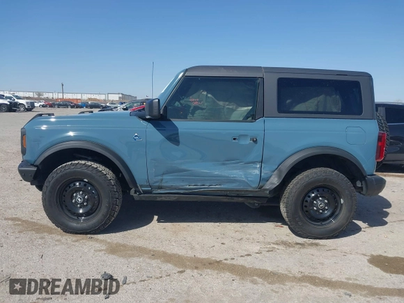 2022 Ford Bronco with VIN 1FMDE5AP8NLB71317, listed as a IAAI auction lot 41847695 with 21,484 mi miles and . Bid and sale history available at DreamBid. Image 14.