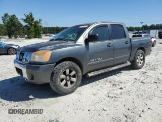 2008 Nissan Titan XE with VIN 1N6AA07D58N317049, listed as a Copart auction lot 64713525 with 206,432 mi miles and Salvage title. Bid and sale history available at DreamBid. Image 1.
