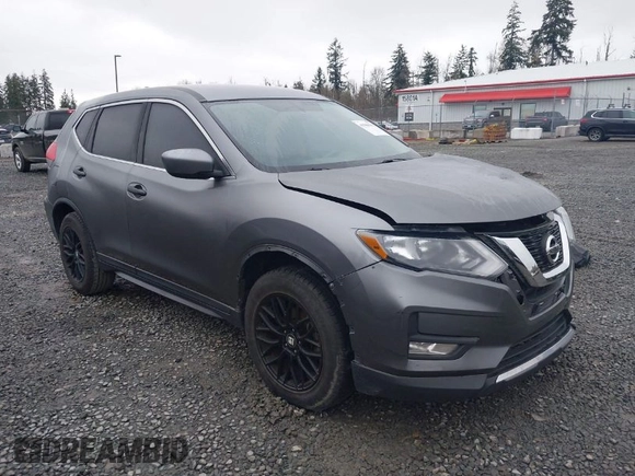 2017 Nissan Rogue SV with VIN KNMAT2MT0HP545534, listed as a IAAI auction lot 41906132 with 129,679 mi miles. Bid and sale history available at carsss.com. Image 1.