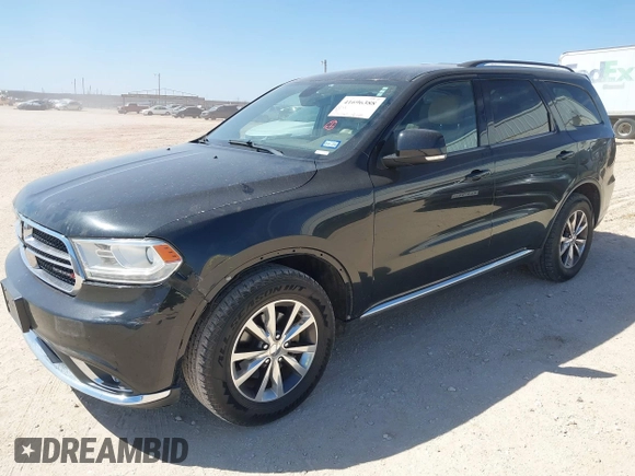 2016 Dodge Durango Limited with VIN 1C4RDHDG9GC360118, listed as a IAAI auction lot 41696388 with 217,550 mi miles. Bid and sale history available at carsss.com. Image 18.