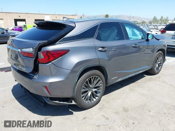 2017 Lexus RX 450h with VIN 2T2BGMCA1HC017547, listed as a IAAI auction lot 42314547 with 105,374 mi miles and . Bid and sale history available at DreamBid. Image 4.