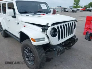2022 Jeep Wrangler Unlimited Sahara with VIN 1C4HJXEN9NW190351, listed as a IAAI auction lot 42741722 with 40,794 mi miles and . Bid and sale history available at DreamBid. Image 17.