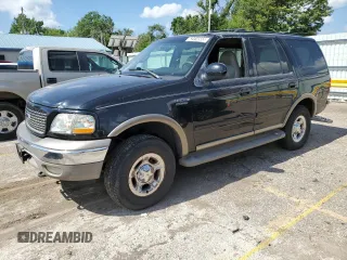 2002 Ford Expedition Eddie Bauer with VIN 1FMPU18L22LA37667, listed as a Copart auction lot 62414565 with 292,660 mi miles and Clean title. Bid and sale history available at DreamBid. Image 1.