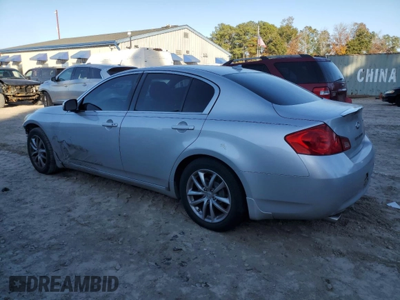 2008 Infiniti G35 with VIN JNKBV61EX8M223608, listed as a Copart auction lot 84799084 with 71,328 mi miles and Salvage Title. Bid and sale history available at DreamBid. Image 2.