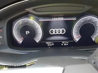 2020 Audi Q7 Premium with VIN WA1AJAF74LD009951, listed as a IAAI auction lot 41418433 with 58,291 mi miles. Bid and sale history available at carsss.com. Image 7.