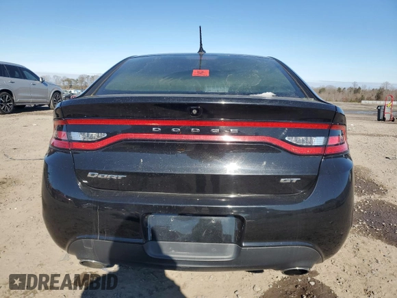 2014 Dodge Dart GT with VIN 1C3CDFEB2ED903463, listed as a Copart auction lot 87357044 with 0 mi miles and Salvage Title. Bid and sale history available at carsss.com. Image 6.