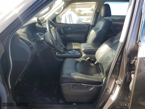 2022 Infiniti QX80 PREMIUM SELECT with VIN JN8AZ2AD7N9870102, listed as a Copart auction lot 74928464 with 27,572 mi miles and Salvage Title. Bid and sale history available at carsss.com. Image 7.
