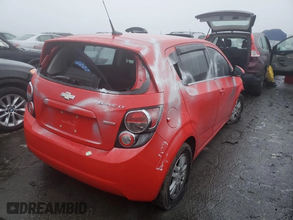 2014 Chevrolet Sonic LT with VIN 1G1JC6SB8E4123986, listed as a Copart auction lot 82403563 with 152,352 mi miles and Salvage Title. Bid and sale history available at carsss.com. Image 3.