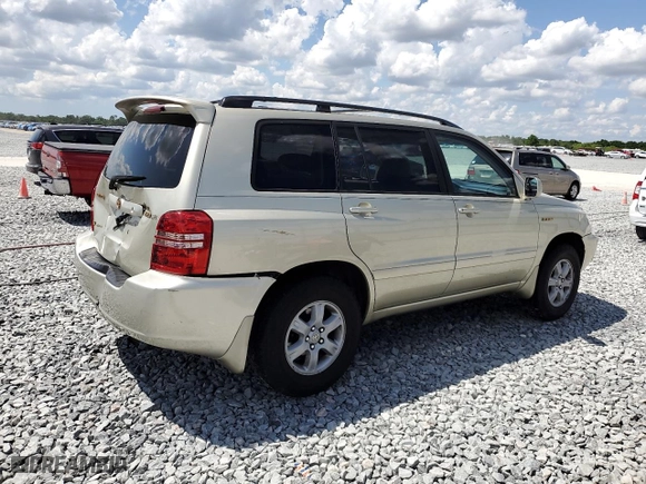 2003 Toyota Highlander with VIN JTEHF21A830123209, listed as a Copart auction lot 51247605 with 251,740 mi miles and Salvage Title. Bid and sale history available at carsss.com. Image 3.