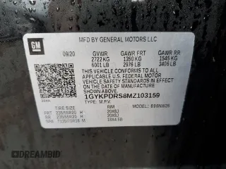 2021 Cadillac XT6 Premium Luxury z VIN 1GYKPDRS8MZ103159, wystawiony jako Copart lot #73400792 z przebiegiem 54 365 mil mil oraz . Historia ofert i sprzedaży dostępna na DreamBid. Obrazek 13.