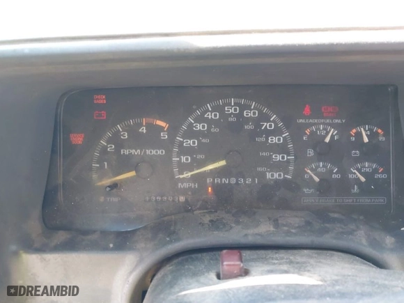1996 Chevrolet C/K 1500 with VIN 2GCEK19R4T1212450, listed as a IAAI auction lot 41332448 with 135,303 mi miles. Bid and sale history available at carsss.com. Image 7.