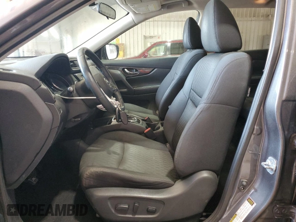 2017 Nissan Rogue SV with VIN 5N1AT2MV5HC740744, listed as a Copart auction lot 60553305 with 108,241 mi miles and Salvage title. Bid and sale history available at DreamBid. Image 7.