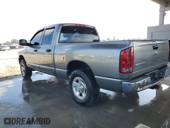 2005 Dodge Ram 2500 SLT with VIN 3D7KR28C85G773185, listed as a Copart auction lot 68226534 with 313,971 mi miles and Salvage Title. Bid and sale history available at carsss.com. Image 2.