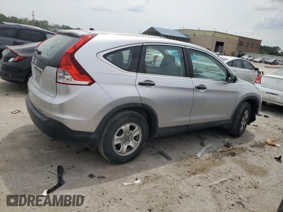 2013 Honda CR-V LX z VIN 3CZRM3H39DG700624, wystawiony jako Copart lot #60701825 z przebiegiem 123 662 mil mil oraz Szkoda całkowita • Salvage title. Historia ofert i sprzedaży dostępna na DreamBid. Obrazek 3.