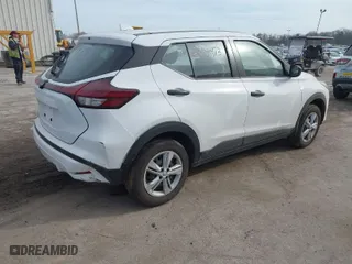 2024 Nissan Kicks S with VIN 3N1CP5BV0RL595059, listed as a IAAI auction lot 41800445 with 590 mi miles. Bid and sale history available at carsss.com. Image 4.