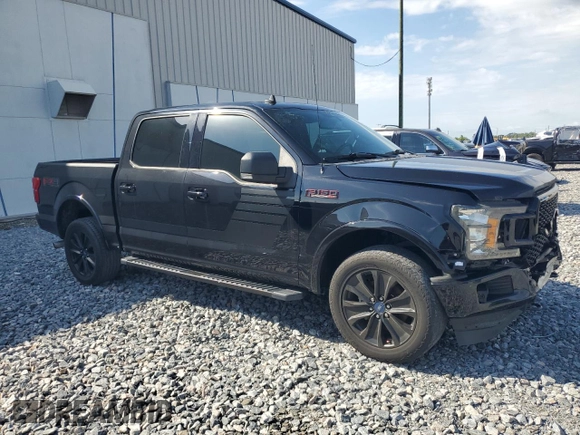 2020 Ford F-150 XL with VIN 1FTEW1E41LFB76143, listed as a Copart auction lot 61138875 with 48,406 mi miles and Salvage title. Bid and sale history available at DreamBid. Image 4.
