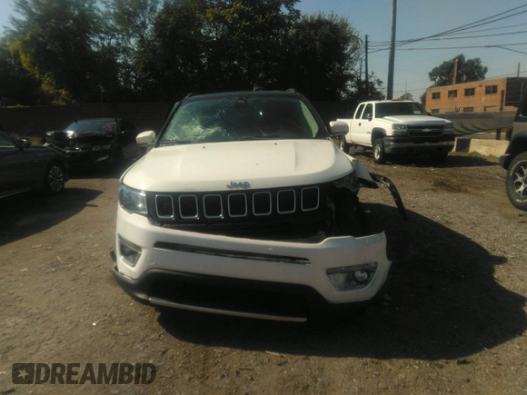 2020 Jeep Compass Limited with VIN 3C4NJDCB6LT234125, listed as a IAAI auction lot 40503327 with 35,535 mi miles and . Bid and sale history available at DreamBid. Image 13.
