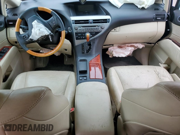 2012 Lexus RX 350 with VIN 2T2BK1BA5CC147158, listed as a Copart auction lot 52593775 with 0 mi miles and Salvage Title. Bid and sale history available at carsss.com. Image 8.