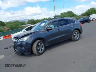 2016 Acura MDX with VIN 5FRYD3H25GB009186, listed as a IAAI auction lot 41720733 with 122,941 mi miles. Bid and sale history available at carsss.com. Image 18.