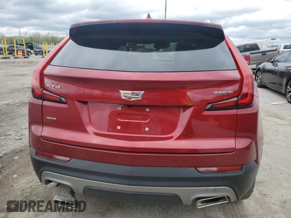 2020 Cadillac XT4 AWD Premium Luxury with VIN 1GYFZDR46LF016390, listed as a Copart auction lot 54047565 with 32,449 mi miles and Salvage title. Bid and sale history available at DreamBid. Image 6.