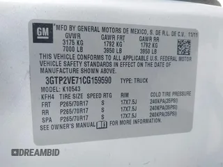 2012 GMC Sierra 1500 SLE z VIN 3GTP2VE71CG159590, wystawiony jako IAAI lot #42291489 z przebiegiem 167 528 mil mil oraz . Historia ofert i sprzedaży dostępna na DreamBid. Obrazek 9.