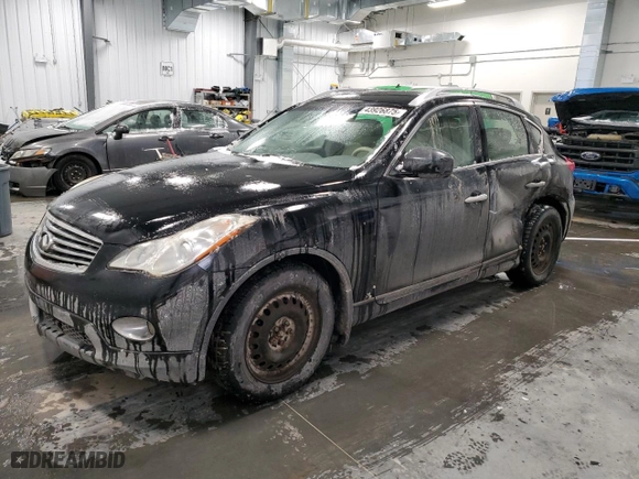 2012 Infiniti EX35 Journey with VIN JN1AJ0HR9CM452338, listed as a Copart auction lot 43926875 with 156,983 mi miles and Clean Title. Bid and sale history available at carsss.com. Image 1.
