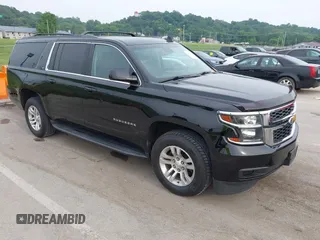 2018 Chevrolet Suburban LT with VIN 1GNSKHKC2JR157624, listed as a IAAI auction lot 42475454 with 103,734 mi miles and . Bid and sale history available at DreamBid. Image 1.