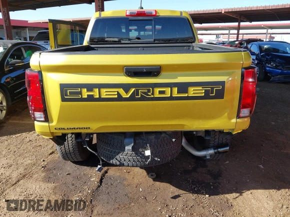 2023 Chevrolet Colorado 4WD Trail Boss with VIN 1GCPTEEK9P1148584, listed as a IAAI auction lot 41487552 with 19,468 mi miles. Bid and sale history available at carsss.com. Image 6.